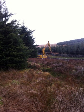 Crookedstane - - major water improvement works begin